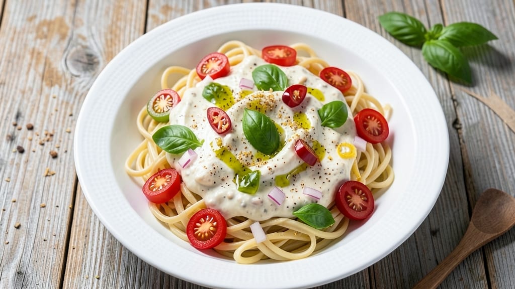 Vegan Creamy Pasta Salad Recipe: Silky Cashew Dressing Without Mayo