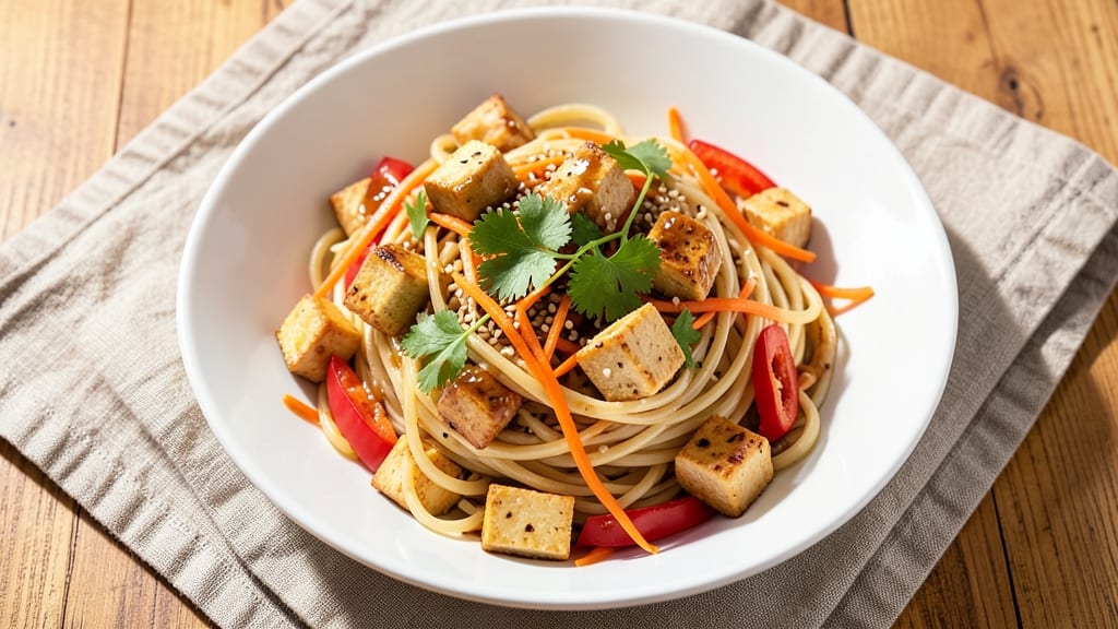 Vegan Noodle Salad Recipe: Al Dente Noodles With Zesty Peanut-Lime Dressing