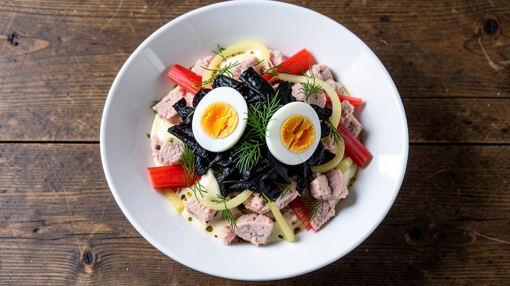 Tuna Salad Recipe With Eggs: Black Folks' Crisp Celery Crowns and Creamy Herb Twist