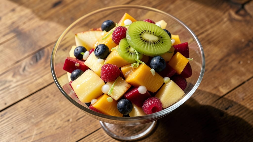 5 Fruit Salad Recipe: Tropical Rainbow in 15 Minutes