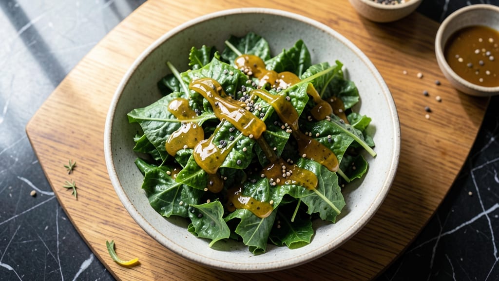 Adele's Kale Salad Recipe: Bright Greens With Zesty Lemon-Poppyseed Dressing