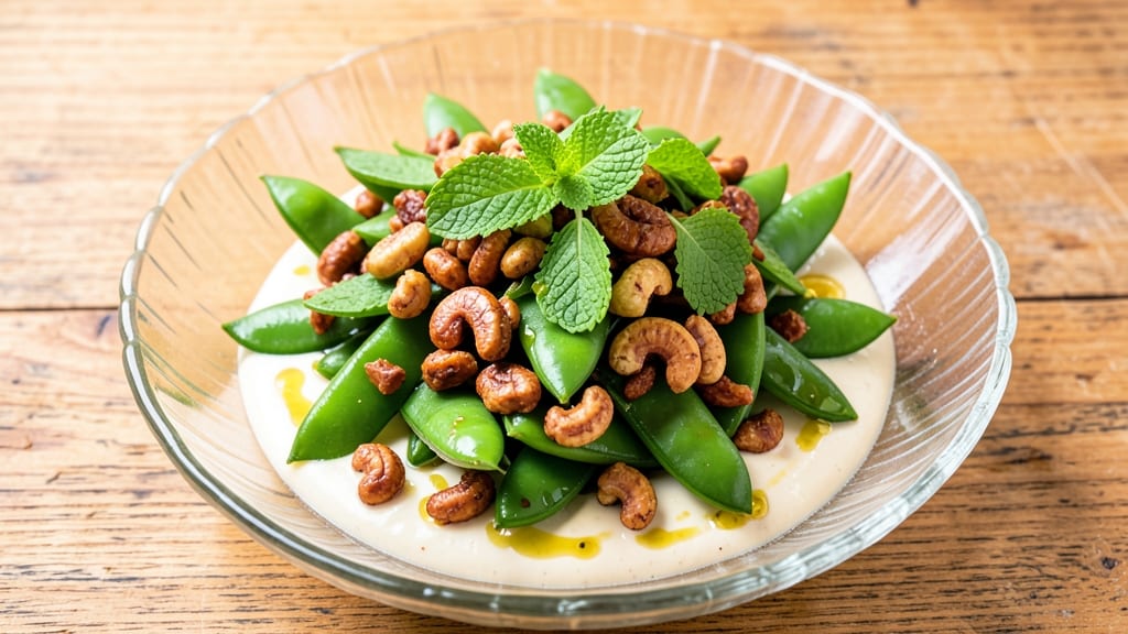 Cashew Pea Salad Recipe: Crunchy Nutty Twist With Fresh Mint Zing