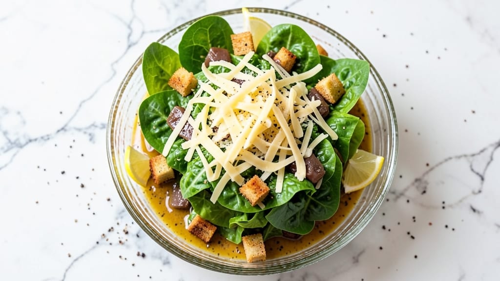 Amazing Caesar Salad Recipe: Bold Anchovy-Kick with Parmesan Clouds