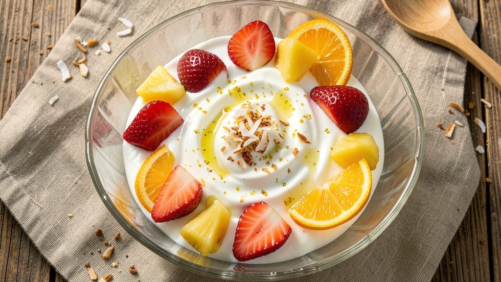 Ambrosia Salad Recipe With Yogurt: Creamy Citrus-Lightened Layers
