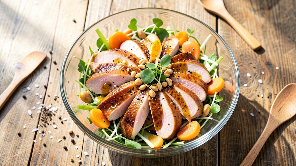 Central Market Apricot Chicken Salad Recipe: Warm Apricots and Crisp Celery Crowns