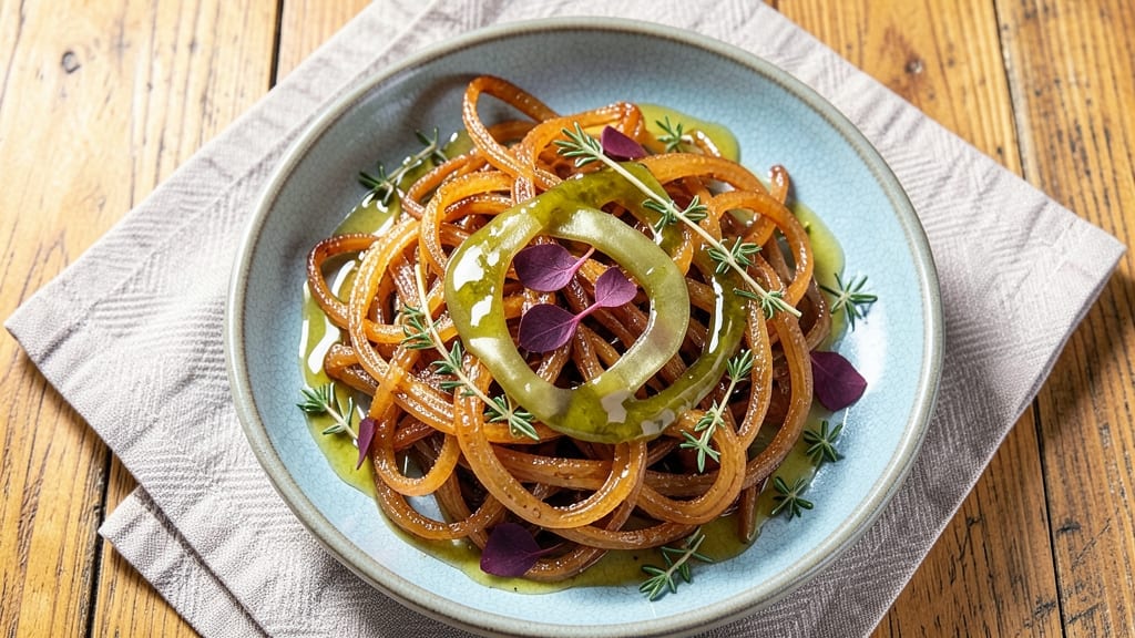 Sweet Vidalia Onions Salad Dressing Recipe: Caramelized Sweetness With Herbal Zing