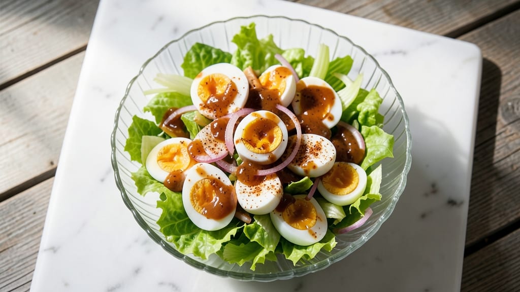 1000 Island Salad Recipe: Celery Crown Crunch Meets Smoky Herb Cheese Harmony