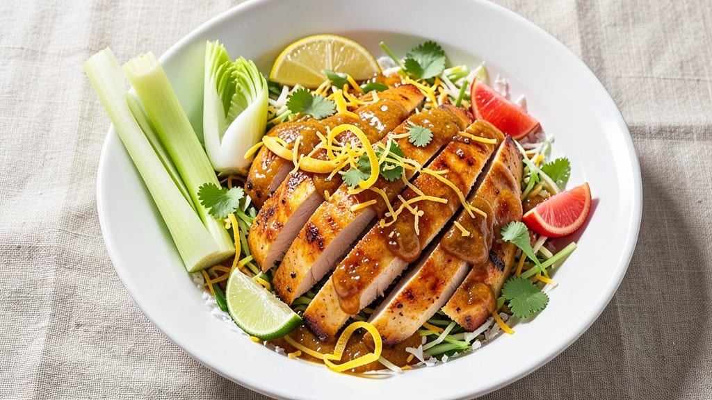 Sweet Curry Chicken Salad Recipe: Tropical Sweetness Meets Crisp Celery Crowns