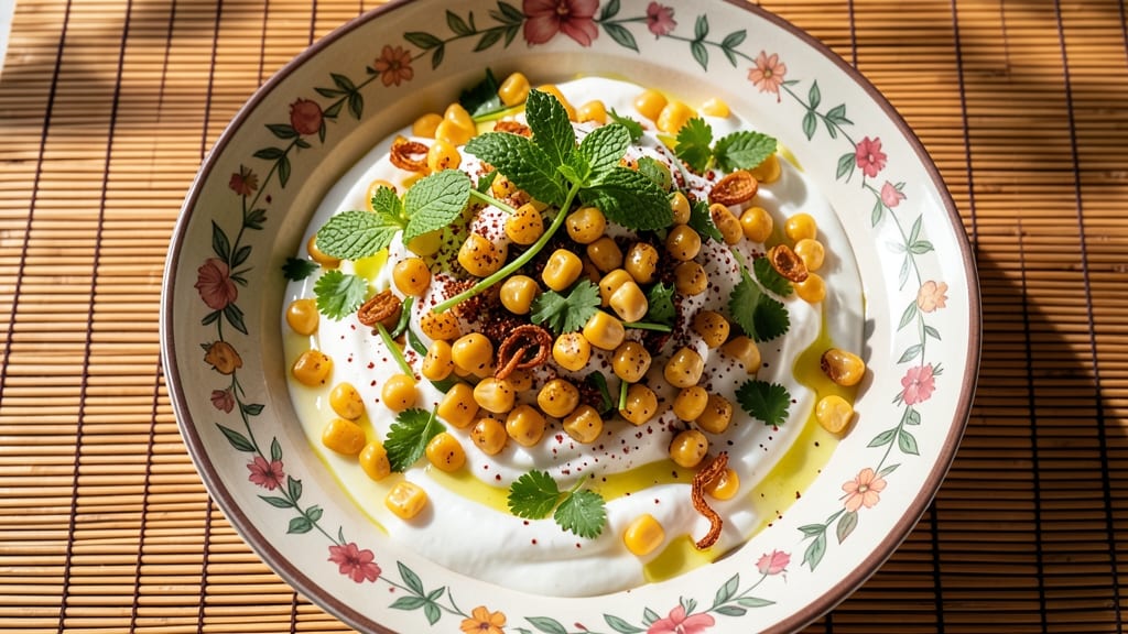 Sweet Corn Salad Indian Recipe: Tangy Yogurt and Mint Refreshment