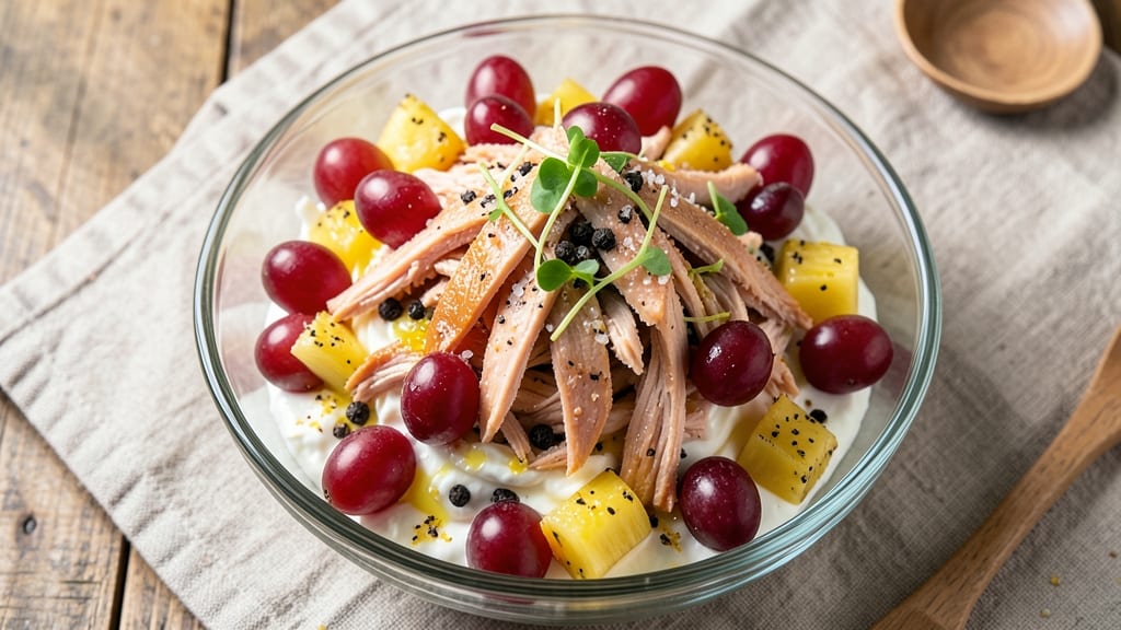 Chicken Salad With Grapes and Pineapple Recipe: Sweet-Tart Tropical Twist for Picnic Perfection