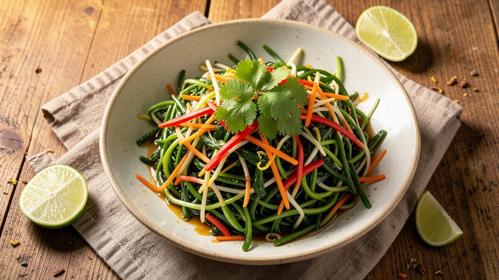 Thai Bean Sprout Salad Recipe: Zesty Lime and Chili Crunch in 15 Minutes