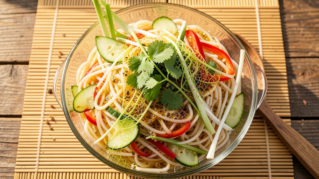 Cold Vermicelli Noodle Salad Recipe: Bright Citrus-Lime Dressing for Refreshing Bites