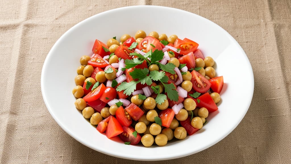 Chickpea and Tomato Salad Recipe: Bright Mediterranean Flavor Without Mayo