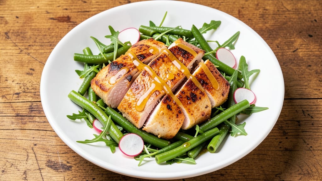 Chicken and Green Bean Salad Recipe: Crisp-Tender Greens With Zesty Lemon Vinaigrette