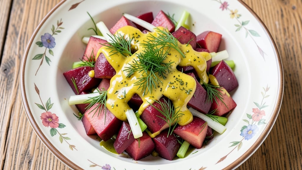 Cold Red Potato Salad Recipe: Vinegar-Kissed Crunch With Bold Mustard Heat