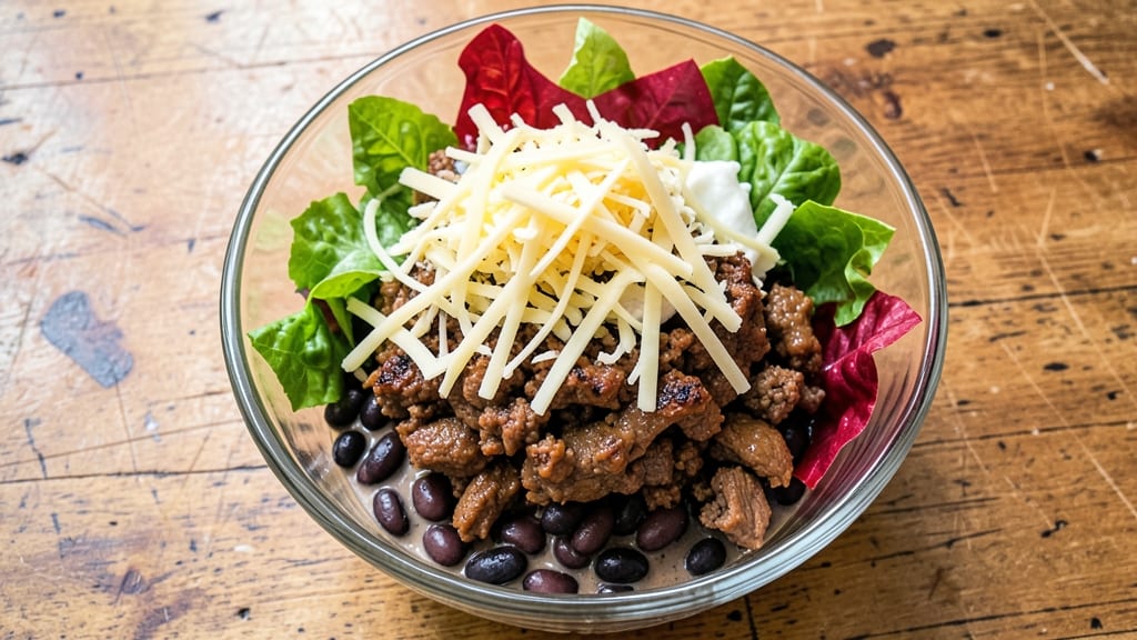 1970'S Taco Salad Recipe: Retro Crunch With Creamy Cheese Twist