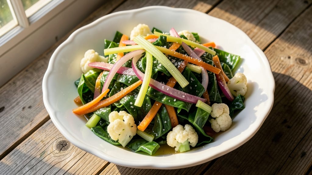 Chow Chow Salad Recipe: Crisp Celery Crowns and Zesty Vinegar-Pepper Balance