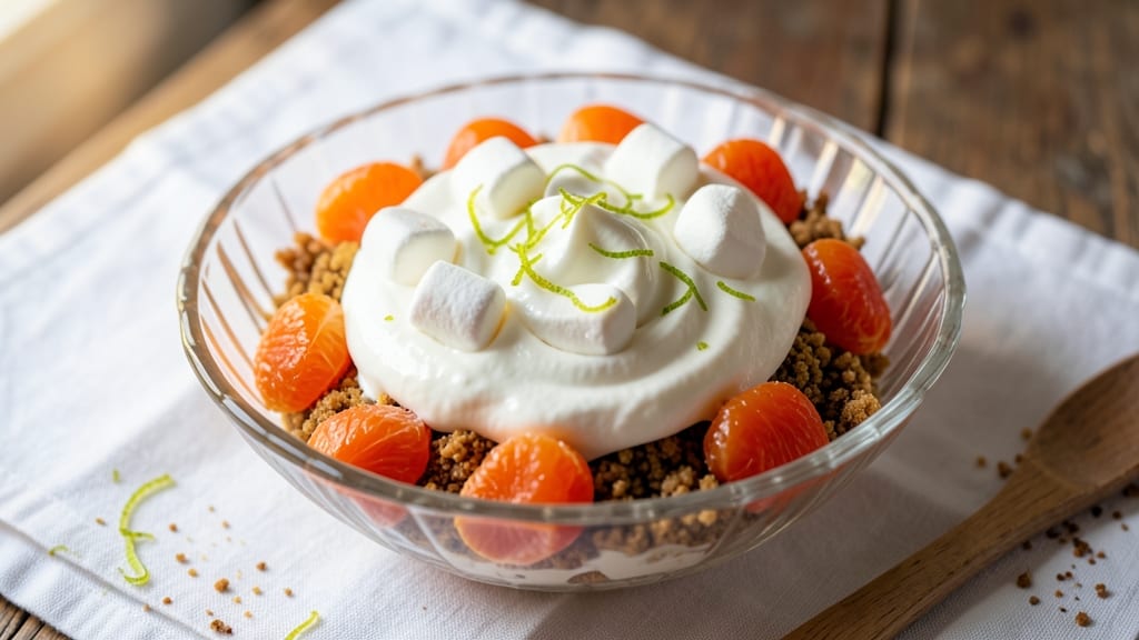 Ambrosia Salad Recipe Without Coconut: Citrusy Lime and Mandarin Brightness