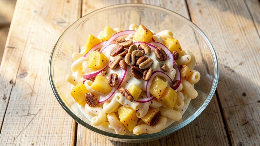 Traditional Hawaiian Macaroni Salad Recipe: Cook's Country Crunch With Pineapple Zing
