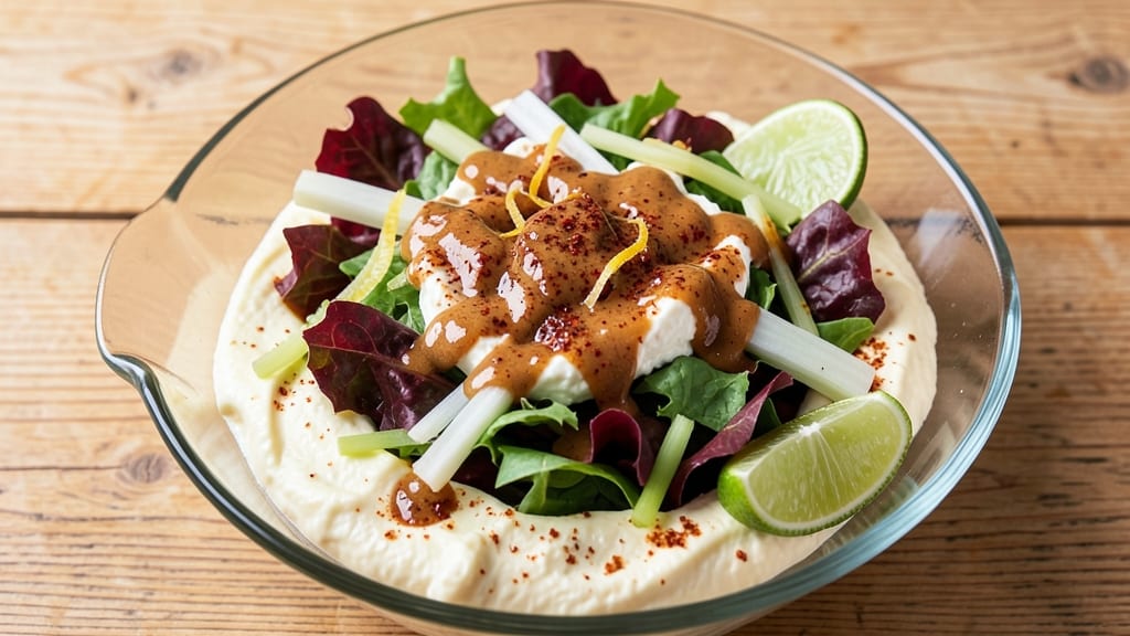 Columbia Restaurant Florida Salad Recipe: Smoky Chipotle Cream Cheese with Crisp Celery Crowns