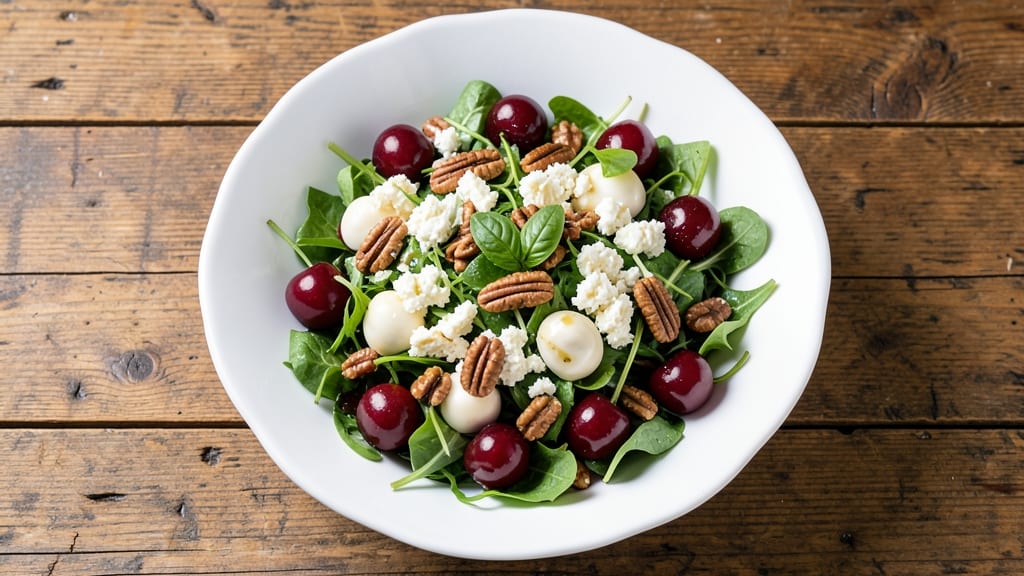 Cherry Salad Supreme Recipe: Sweet-Tart Fruit and Creamy Herb Cheese Fusion