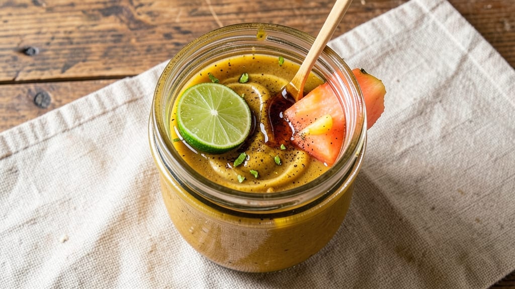 Caribbean Salad Dressing Recipe: Tropical Lime and Pineapple Zing