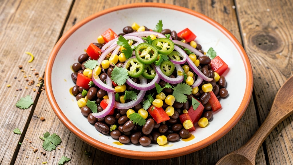 Texas Bean Salad Recipe: Smoky Black Bean and Corn Crunch in 20 Minutes