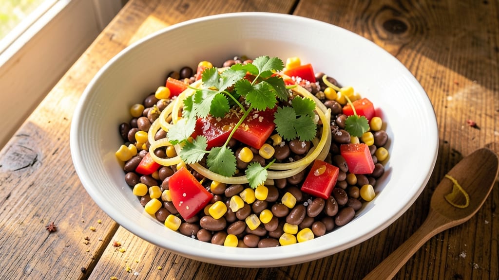 Weight Watchers Black Bean and Corn Salad Recipe: Zesty Lime and Cilantro Layers Under 200 Points