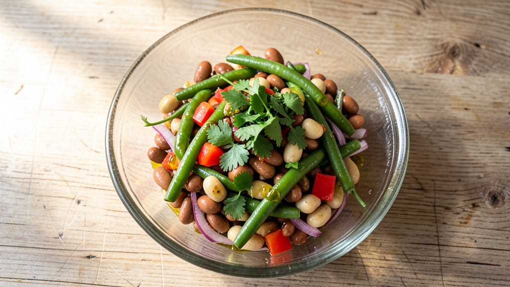 Classic Bean Salad Recipe: Herb-Infused Layers of Crunch and Creaminess