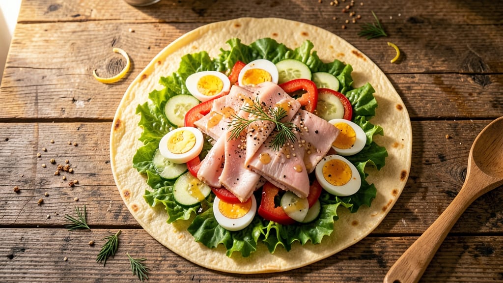 Chef Salad Wraps Recipe: Layered Freshness in 10 Minutes
