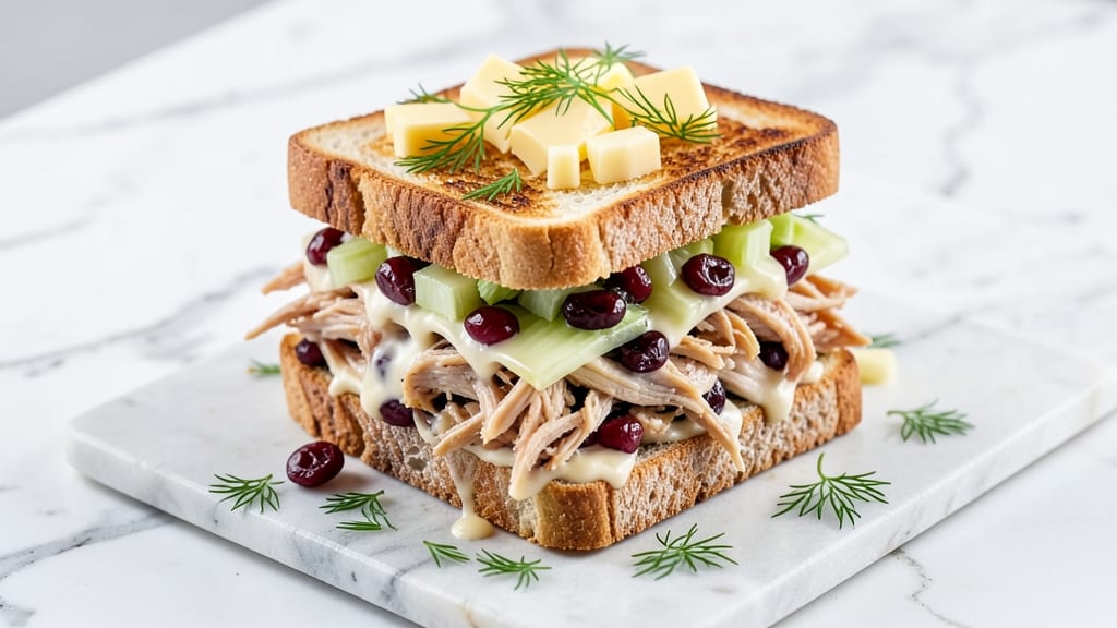 Chicken Salad Sandwich With Craisins Recipe: Sweet-Tart Fruit Crunch Meets Creamy Herb Cheese