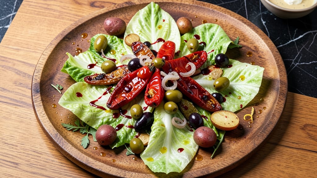 Catalan Salad Recipe: Crunchy Endive and Roasted Red Pepper Magic