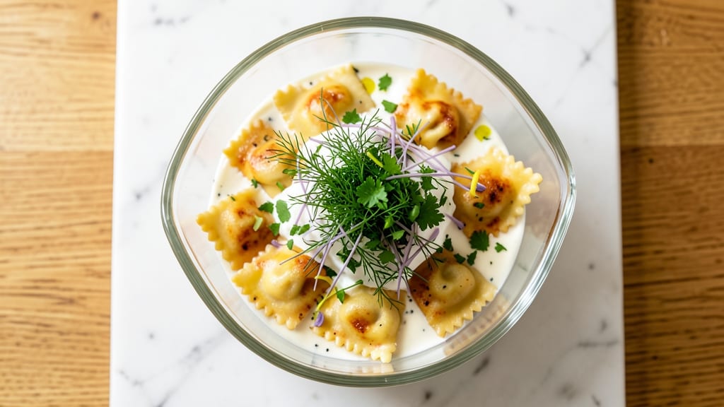 Cold Ravioli Salad Recipe: Chilled Pasta with Creamy Herb Cheese Twist