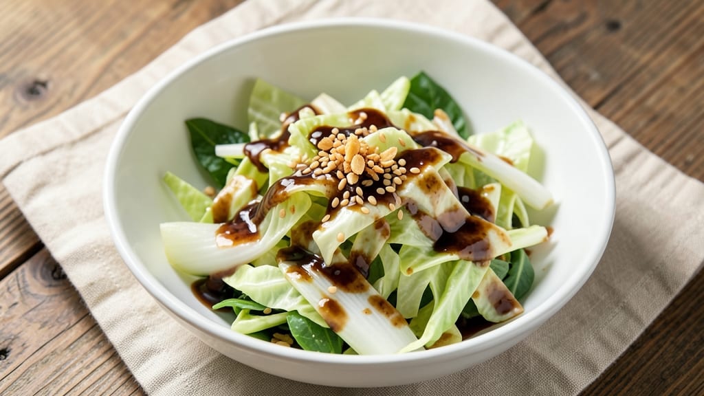 Chinese Napa Cabbage Salad Recipe: Crispy Celery Crowns and Sesame-Ginger Zing