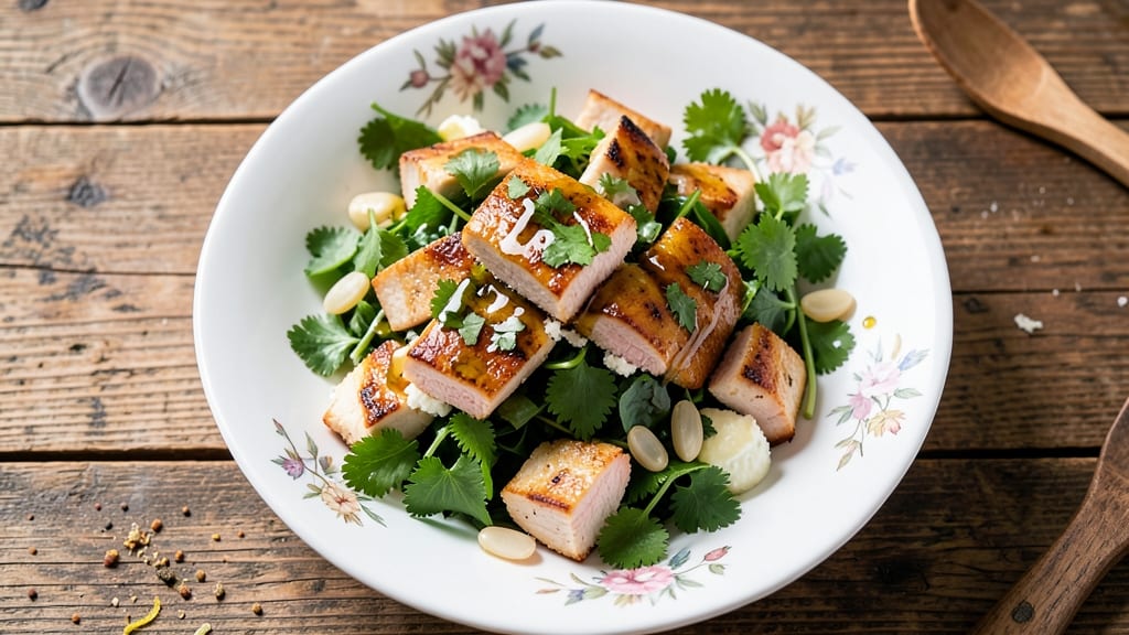 Cha Cha Chicken Salad Recipe: Zesty Lime and Herb Twist With Crunchy Celery Crowns