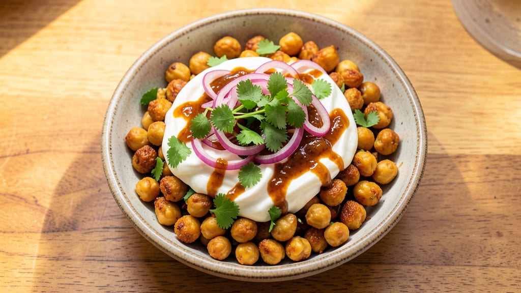Chana Chaat Salad Recipe: Crunchy Chickpeas With Tangy Yogurt Zing