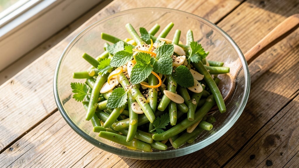 Wing Bean Salad Recipe: Crisp-Tender Strips With Zesty Herb-Lemon Dressing