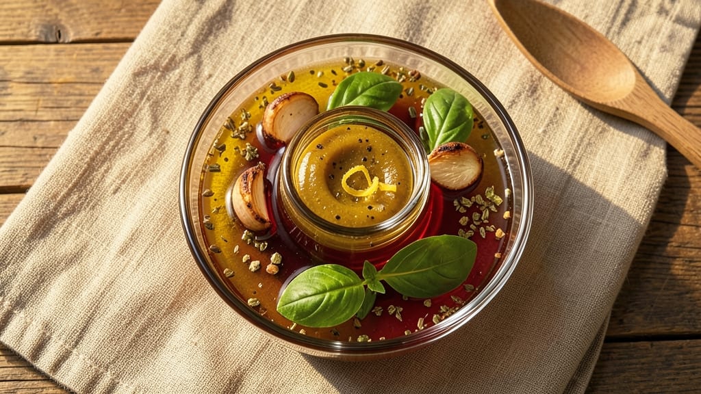 Carrabba's Italian Salad Dressing Recipe: Bold Basil and Garlic Zing in Minutes
