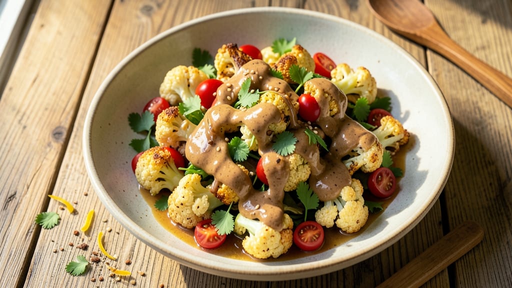 Vegan Cauliflower Salad Recipe: Roasted Crunch Meets Zesty Tahini-Lime Dressing