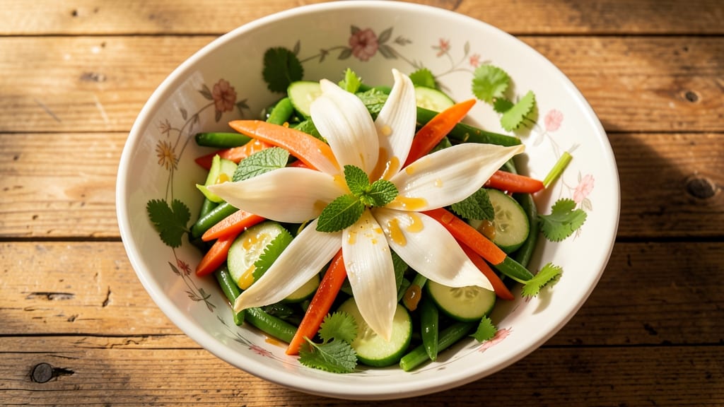 Vietnamese Banana Flower Salad Recipe: Crispy Fried Blossoms With Tangy Lime Dressing