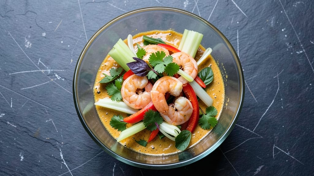 Cold Curry Shrimp Salad Recipe: Zesty Thai Flavors With Crunchy Celery Crowns