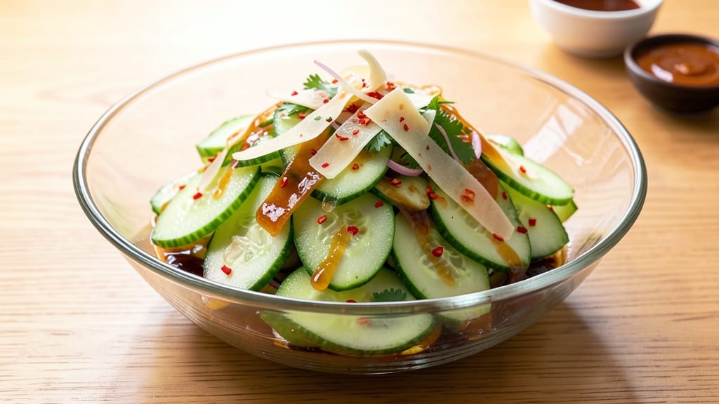 Sweet Thai Cucumber Salad Recipe: Balanced Heat and Refreshing Crunch