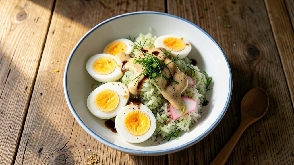 Traditional Japanese Egg Salad Recipe: Soft-Boiled Yolk Luxury With Dill and Soy