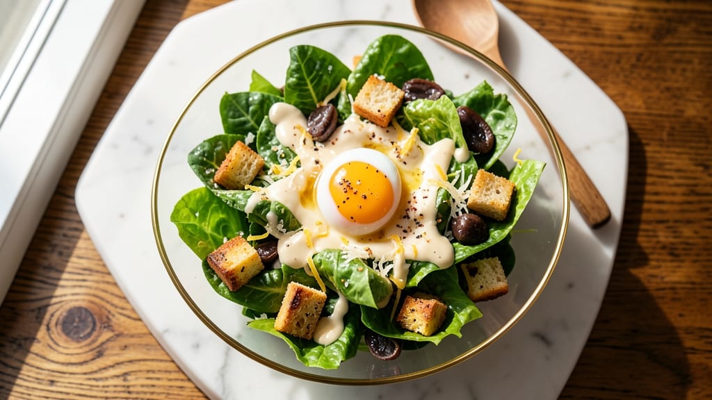 5-Star Caesar Salad Recipe: Crispy Croutons and Parmesan Crunch in Every Bite