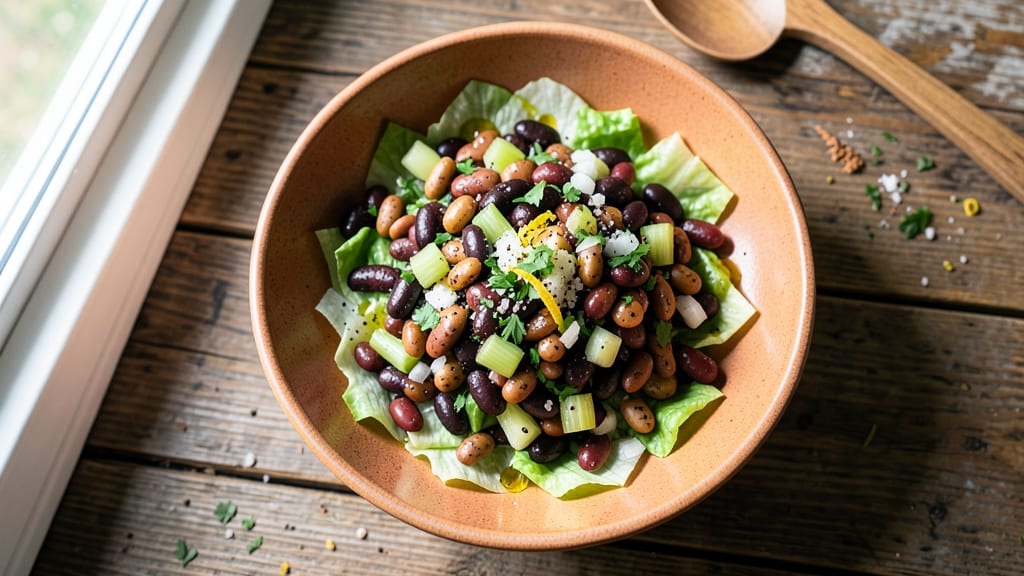Traditional Four Bean Salad Recipe: Herb-Infused Layers Stay Fresh for Days