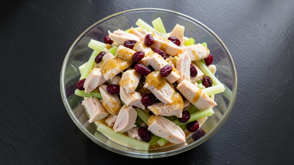 Chicken Salad Recipe With Cranberries and Celery: Sweet-Tart Crunch in Every Bite