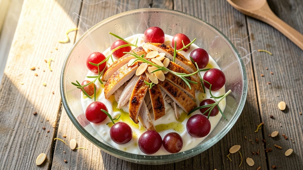 Chicken Salad Recipe with Grapes and Tarragon: Sweet-Tart Bite With Herbal Freshness