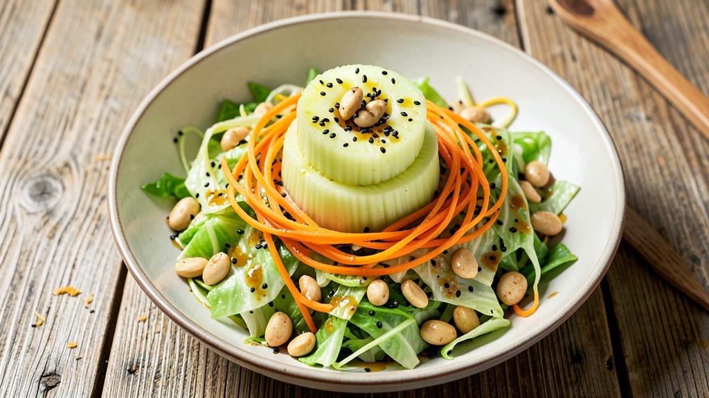 Chinese Chop Salad Recipe: Crunchy Celery Crowns With Smoky Sesame Dressing