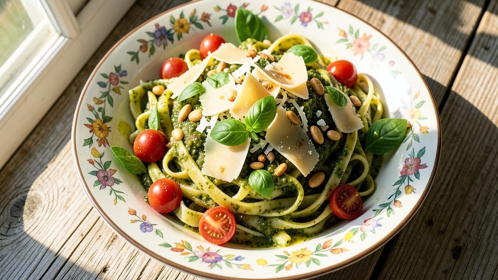 Caprese Pasta Salad Recipe Pesto: Fresh Basil and Mozzarella Bliss in 20 Minutes