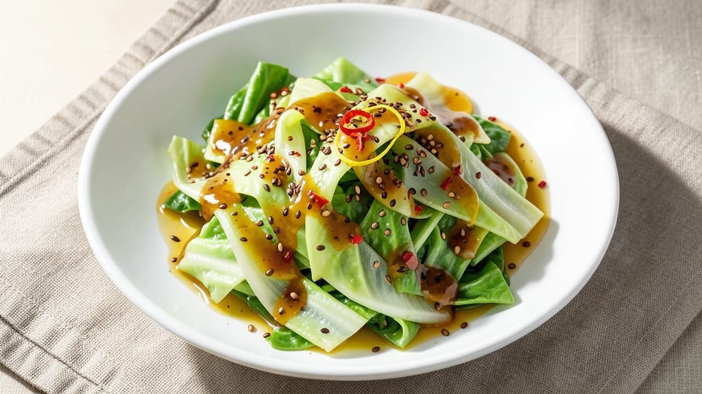 Chinese Cabbage Salad Recipe With Sesame Oil: Nutty Umami Crunch in 15 Minutes